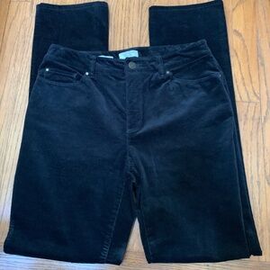 Chart Club Women’s Lexington Corduroy Black Pants Size 6